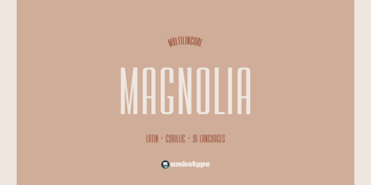 Magnolia Font Poster 10