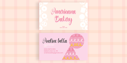 Americana Bakery Fuente Póster 2