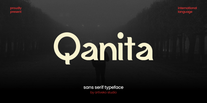 Qanita Font Poster 1