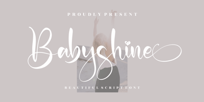 Babyshine Font Poster 1