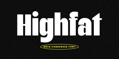 Highfat Font Poster 1