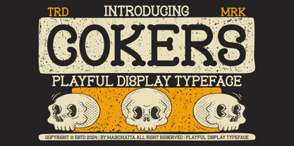 Cokers Font Poster 1