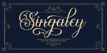 Singaley Font Poster 1