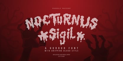 Nocturnus Sigil Font Poster 1