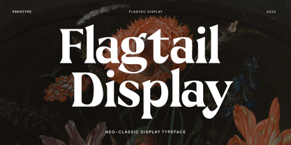 Flagtail Display Fuente Póster 1