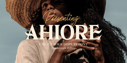 Ahiore Font Poster 1