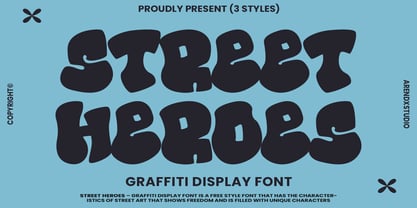 Street Heroes Font Poster 1