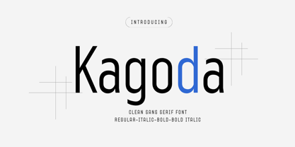 Kagoda Font Poster 1