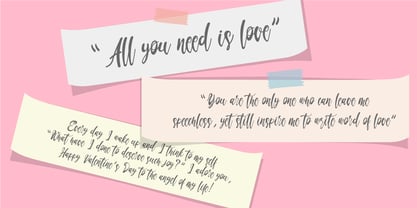 Love You Baby Font Poster 13
