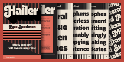 Hailer Font Poster 3