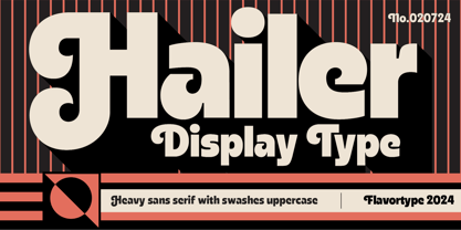 Hailer Font Poster 1