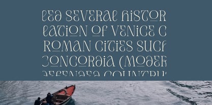 Venice La Corla Font Poster 3