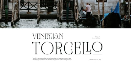 Venice La Corla Font Poster 4