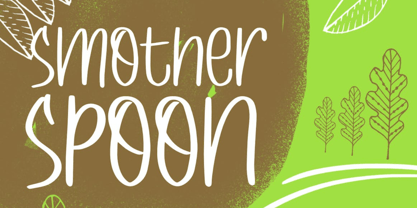 Smother Spoon Font Poster 1