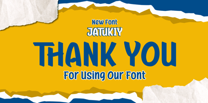 Jatukiy Font Poster 11