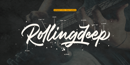 Rollingdeep Font Poster 9