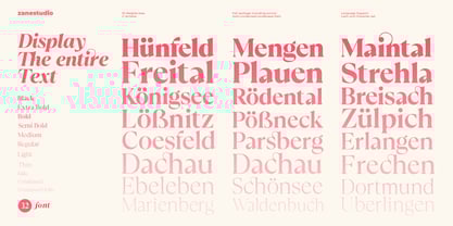 Callisen Font Poster 4