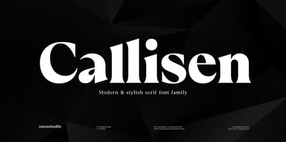 Callisen Font Poster 1