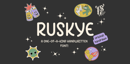 Ruskye Font Poster 1