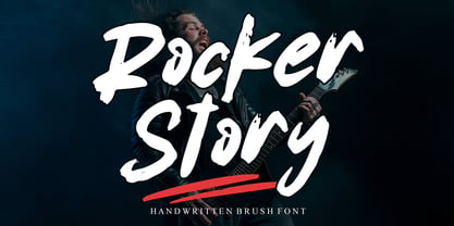 Rocker Story Font Poster 1