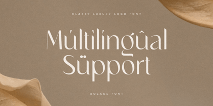 Qolage Font Poster 12