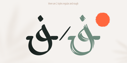 Arabic Script Fuente Póster 8
