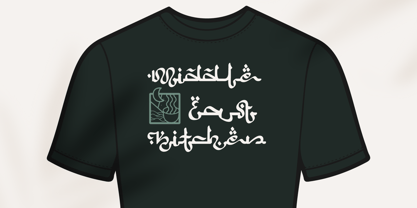 Arabic Script Fuente Póster 6