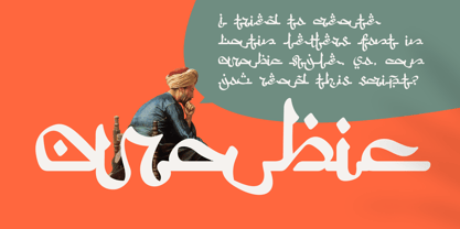 Arabic Script Font Poster 3