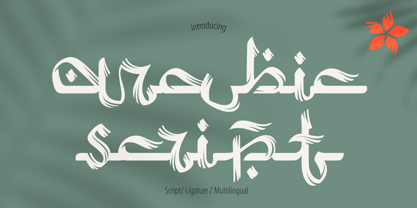 Arabic Script Fuente Póster 1