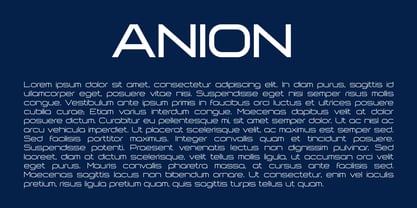 Anion Font Poster 7