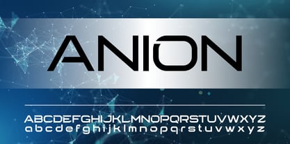 Anion Font Poster 2