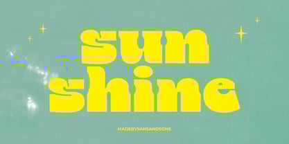 Hello Gathe Font Poster 3