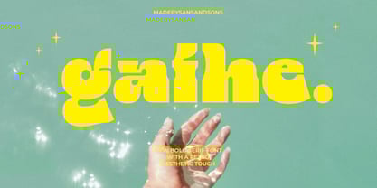 Hello Gathe Font Poster 1