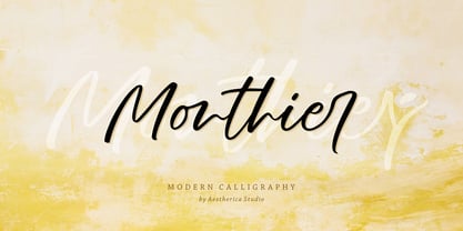 Monthier Font Poster 1