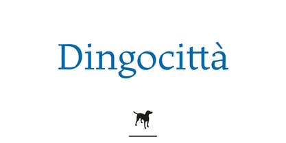 Dingocitta Font Poster 1