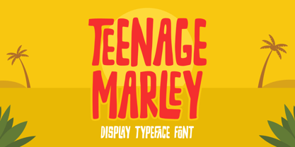 Teenage Marley Font Poster 1
