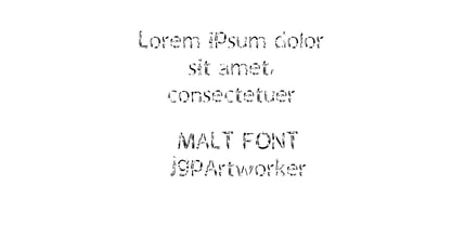 Malt liquior Font Poster 3