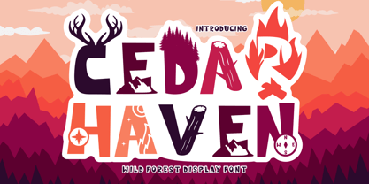 Cedar Heaven Font Poster 1