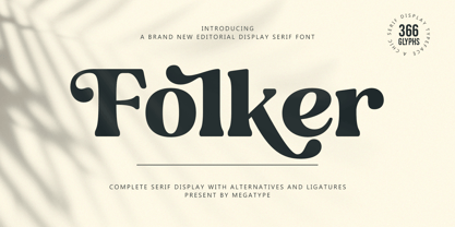 Folker Font Poster 1