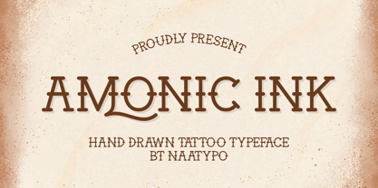 Amonic Ink Font Poster 2