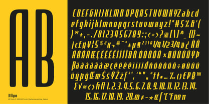 JH Flynn Font Poster 4