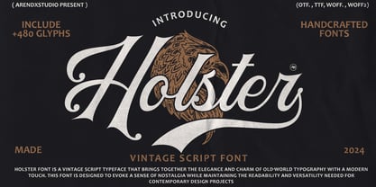 Holster Font Poster 1