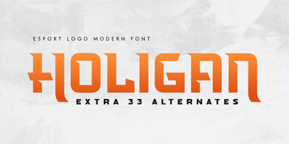 Holigan Style Font Poster 1