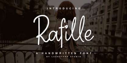 Rafille Signature Fuente Póster 1