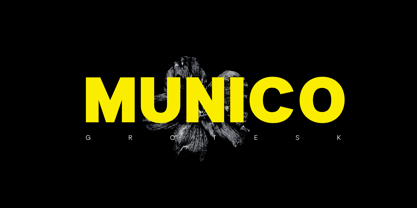 Munico Pro Font Poster 1