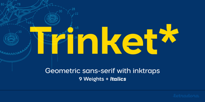 Trinket Font Poster 1