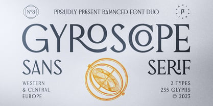 Gyroscope Font Poster 1