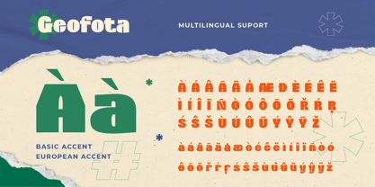 Geofota Font Poster 10