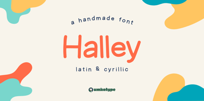 Halley Font Poster 1