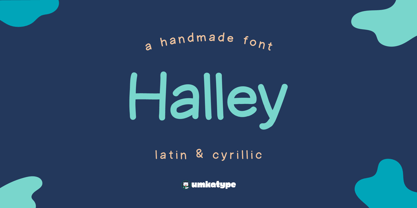 Halley Font Poster 10